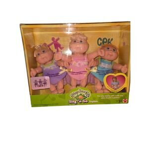 2001 Cabbage Patch Kids Sing ''n Go Triplets